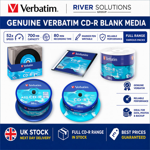 Verbatim blank cds 52x - cds,