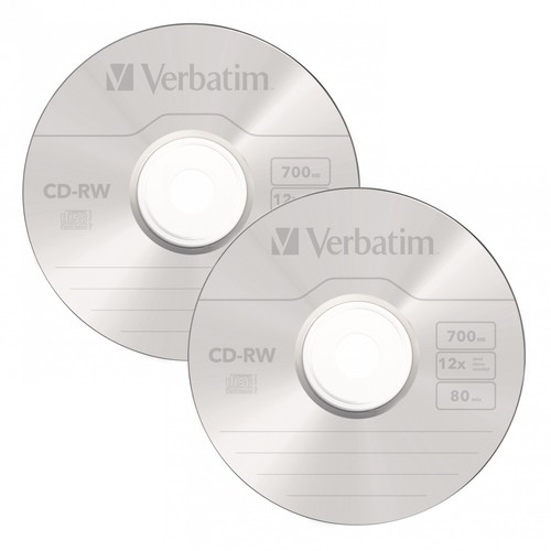 Verbatim rw disc - 2, cd-rw