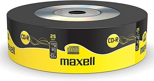 Maxell recordable 25 - cd-r, pack