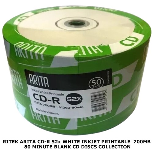 Ritek arita 52x blank cd - cd-r,