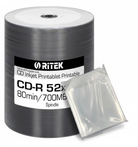 100 ritek pro 700mb 52x - 100,