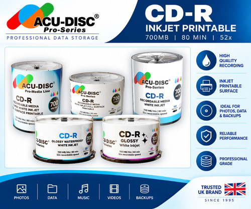 Acu disc 700mb 80min 52x - cd-r,