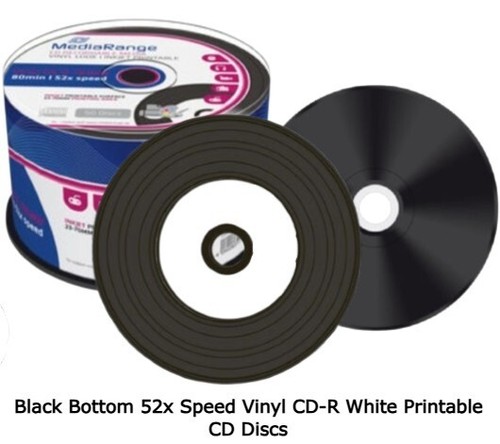 Black bottom vinyl cd r - x,