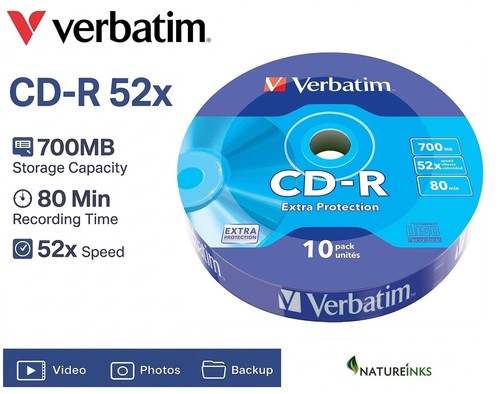 Verbatim blank 43725 r - 10,