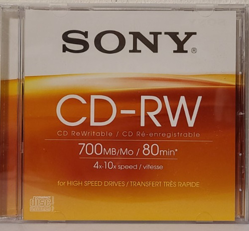 Sony 10x 80min - sony, cd-rw