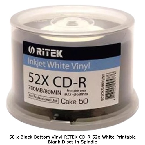 Black bottom vinyl ritek - 50,